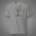AI Drift - Signal Bloom graphic T-shirt in Grey