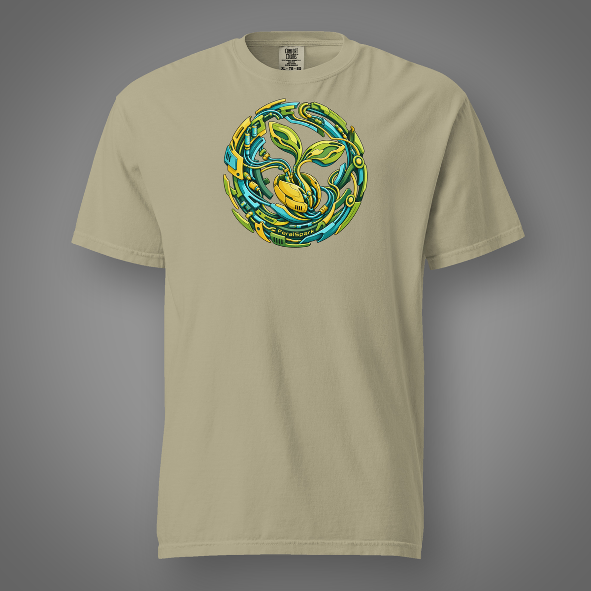 BioMech - Bean Sprout khaki Candidate H mockup