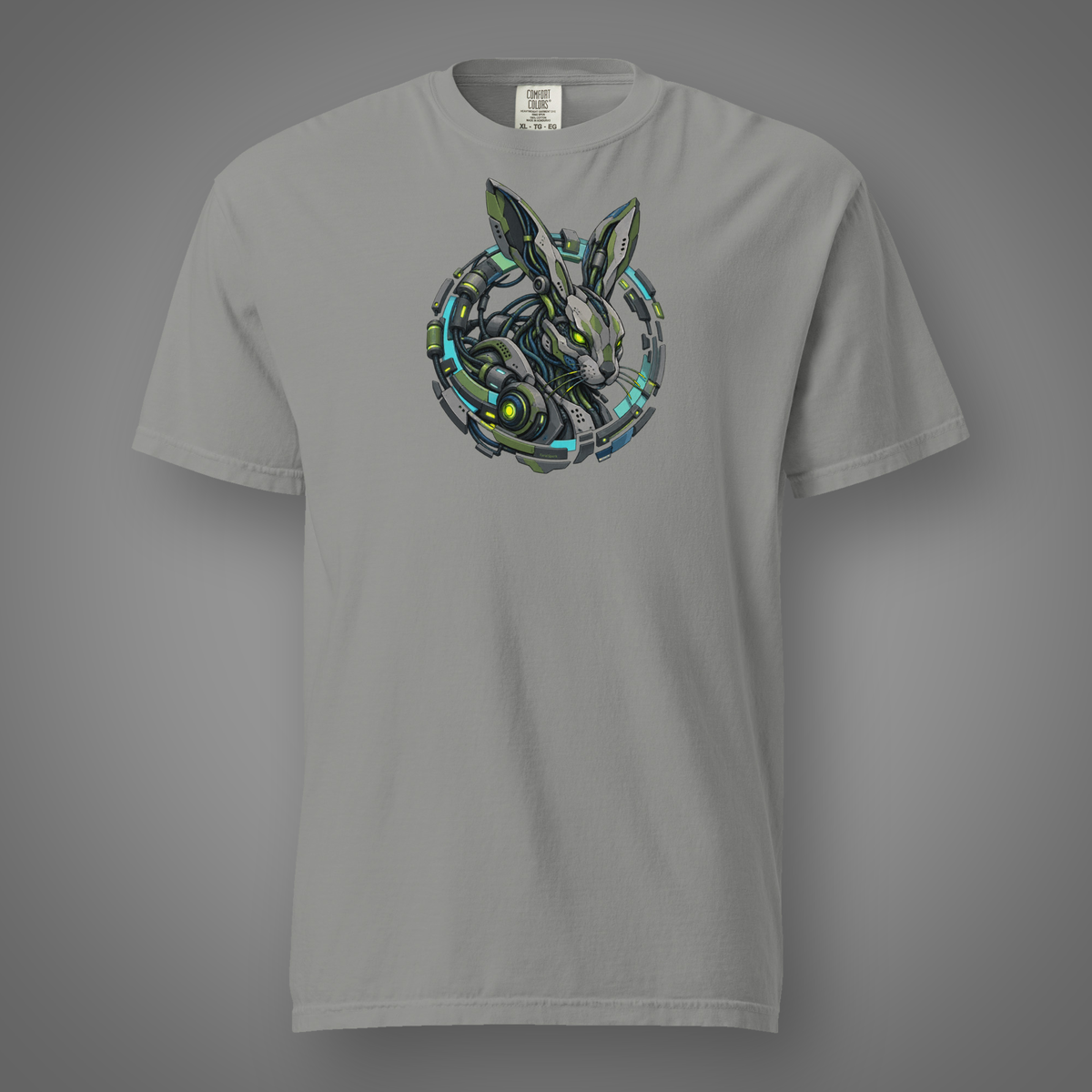 BioMech - Bunny grey front studio mockup