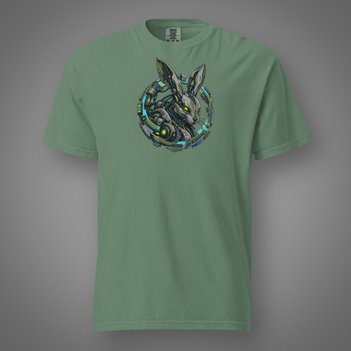 BioMech - Bunny light green front studio mockup