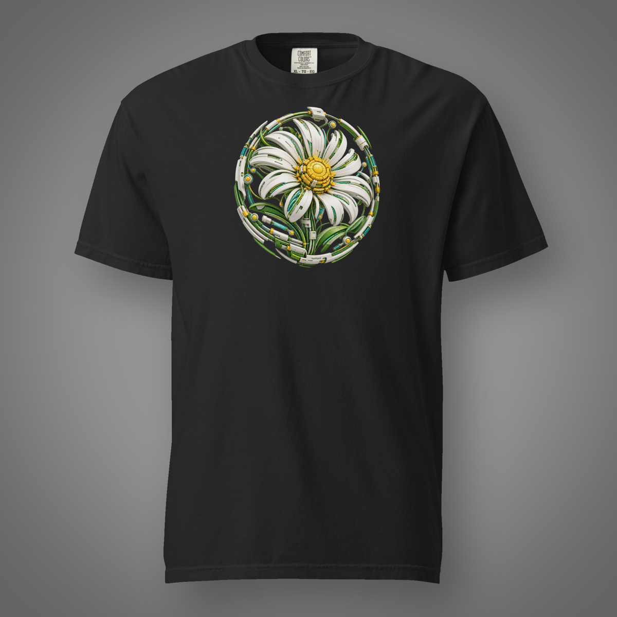 BioMech - Daisy black front studio mockup