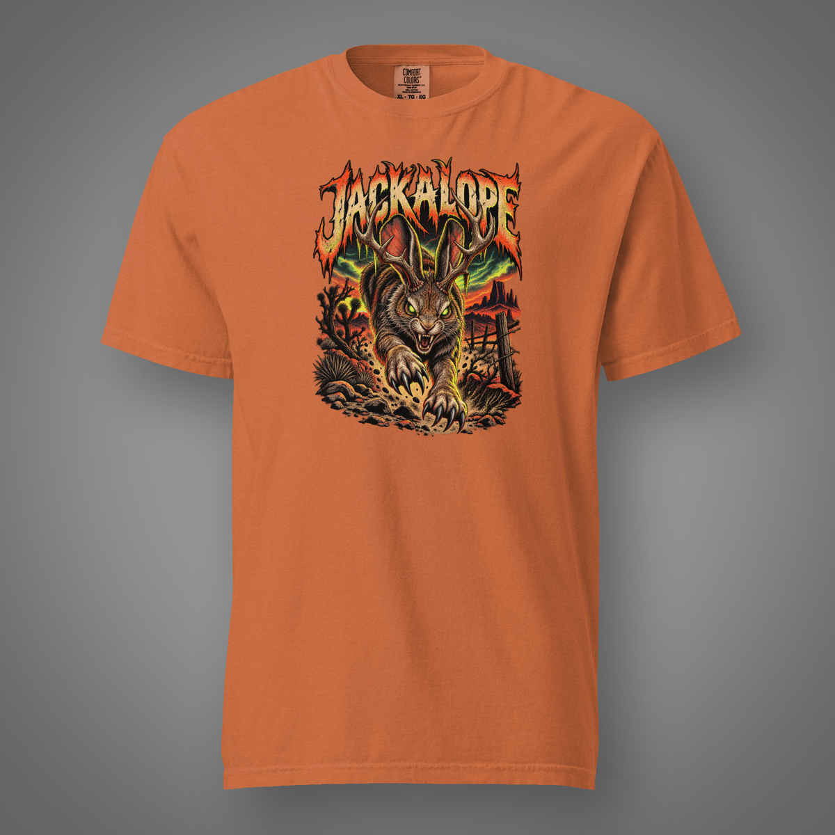 Cryptid - Jackalope graphic T-shirt in Yam