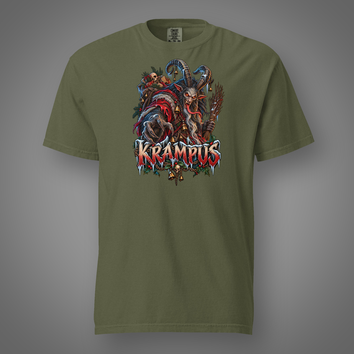 Krampus - Holiday Horror graphic T-shirt in Hemp